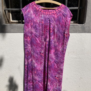 Vintage floral dress with belt and jacket