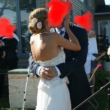 Abito da sposa in due pezzi