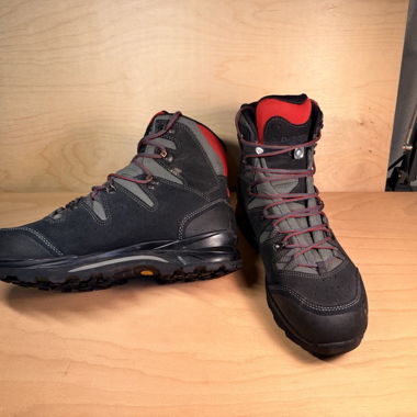 Scarpe da trekking Lowa Nero/Grigio/Rosso Nubuk GoreTex