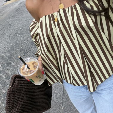 Blouse rayée taille S/M