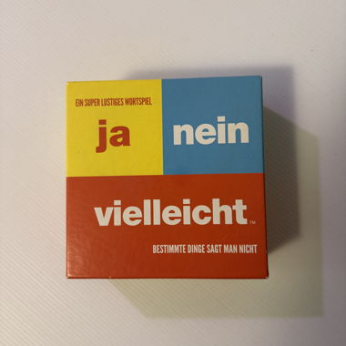 Ja Nein Vielleicht Card Game