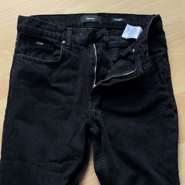 Black Jeans - EIGHTYFIVE - Straight Fit - US29 (S)