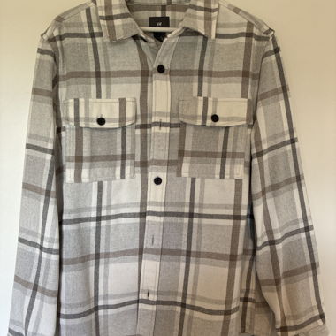 Camicia a Quadri con Tasche sul Petto