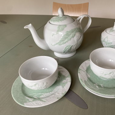 Service à thé Limoges de Philippe Deshoulières