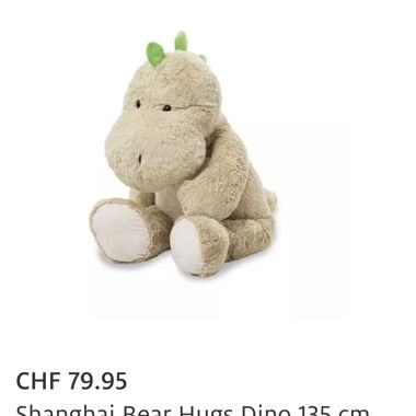 XXL Plüschtier Dino 