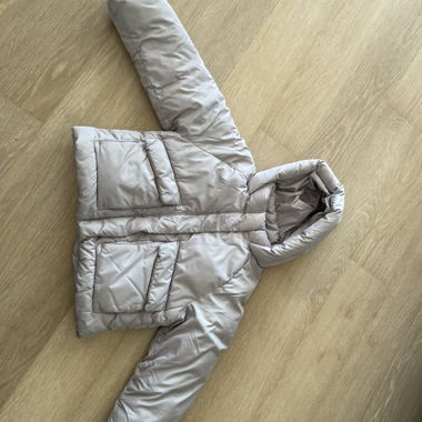 Doudoune à capuche NEXT enfant gris clair