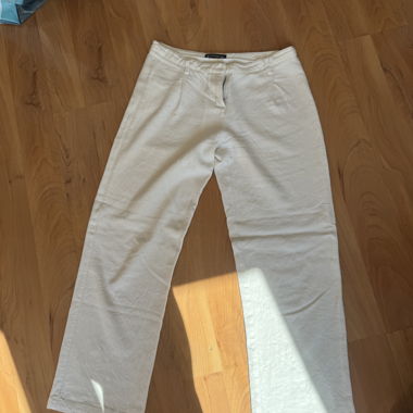Pantalon lin blanc