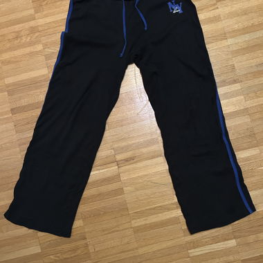 Pantalon de jogging noir/bleu