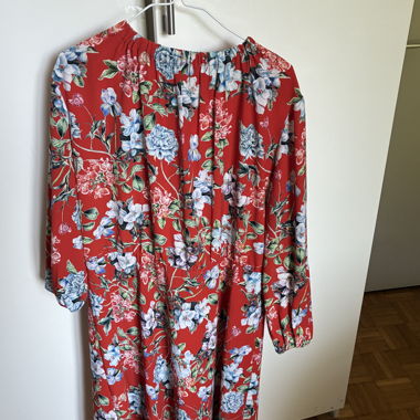 Red Floral Dress