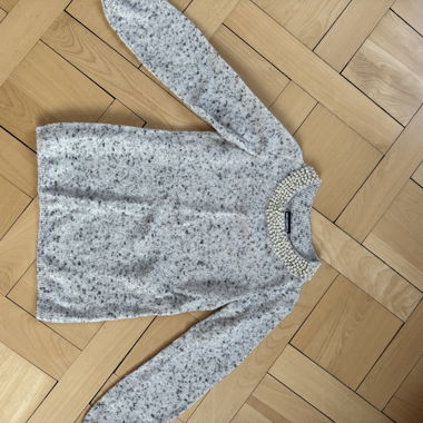 Maglione con perle Karl Lagerfeld taglia S/XS