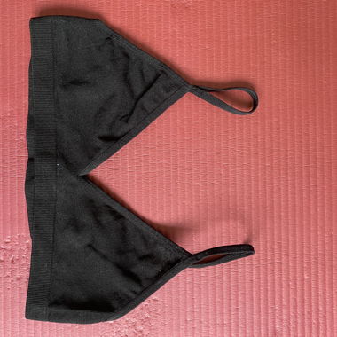 Schwarzes Bralette Oberteil M