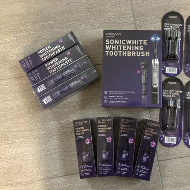 Nuovo Set Spazzolino Elettrico Sonic White XL