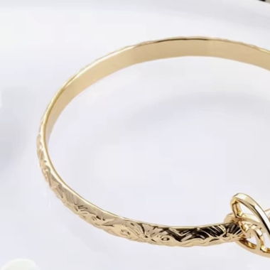 Goldblech Armband 