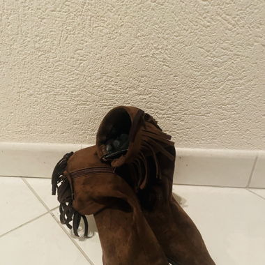 Bottines marrons foncés taille 39 