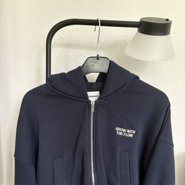 Crop zip hoodie