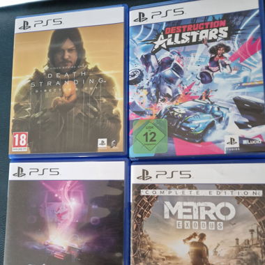 Ps5 4 games wie neu