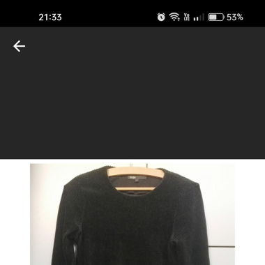 Haut noir cotellé Maje