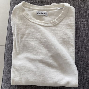 Sweatshirt blanc JACK & JONES homme