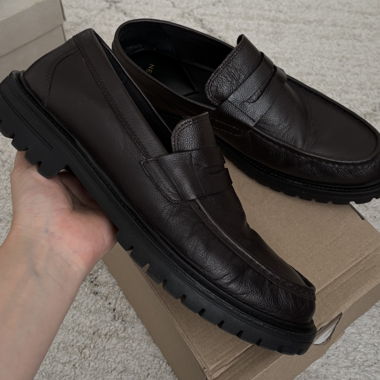 Brown Leather Loafers