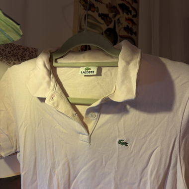 Polo Lacoste Vintage Bianca