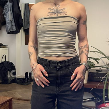 off-shoulder top