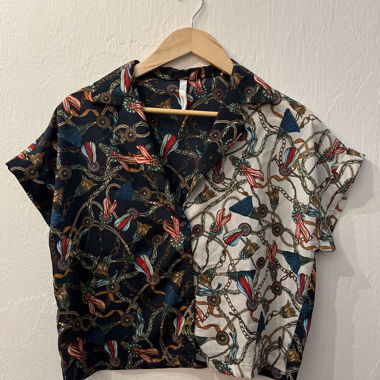 Hemd mit kurzem Arm mit Muster