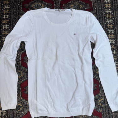 Tommy Hilfiger maglione bianco XS