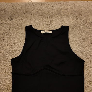 Top nero senza maniche Pull&Bear