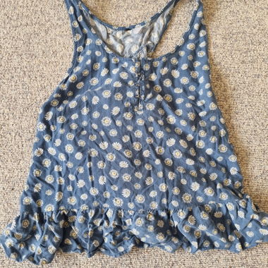 Top, Floral Pattern