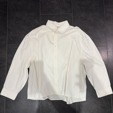 Chemise blanche à manches longues Nologo
