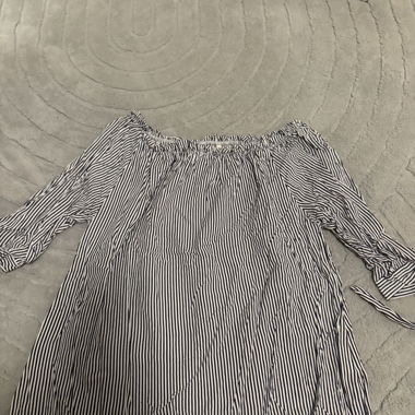 Blusa a righe di cicoria