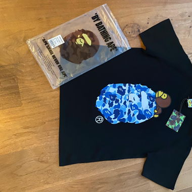 BAPE T-Shirt blau