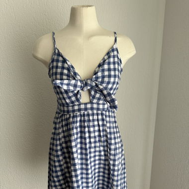 Kariertes sommerliche Kleid 