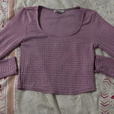 Pink crop top