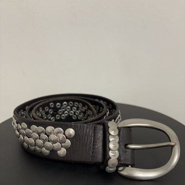 Liebeskind Nietengürtel Gr. 90 schwarz Leder