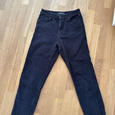 Pantalon en velours côtelé WHITL noir