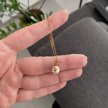 Bracelet avec perle et cœur Morellato