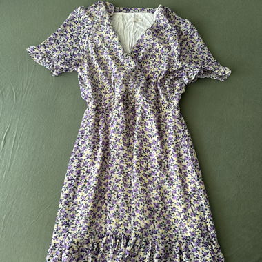 Floral Dress with Ruffles