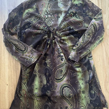Casablanca Paisley Vintage Top