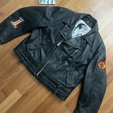 Schott Harley Davidson Giacca Moto in Pelle