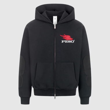 Felpa con cappuccio Peso Moto/Racing Zipper