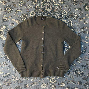 Cardigan Bogner khaki vintage
