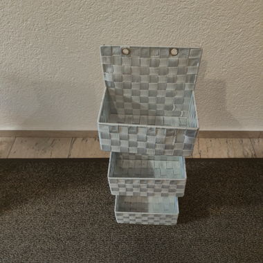 Wand-Organizer mit 3 Körben