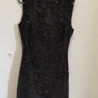 Zara Black Sequin Dress