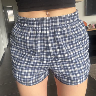 Checked Hollister Sleep Shorts S