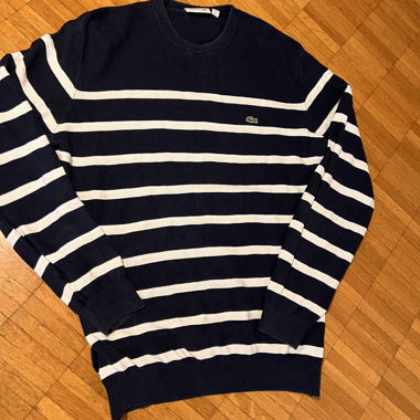 Pull Lacoste Vintage bleu marine