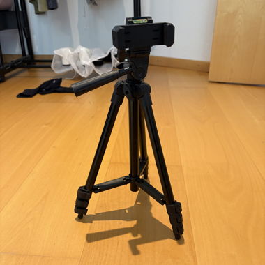 Camera Tripod with Smartphone Holder
