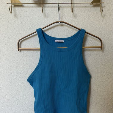 top corto blu