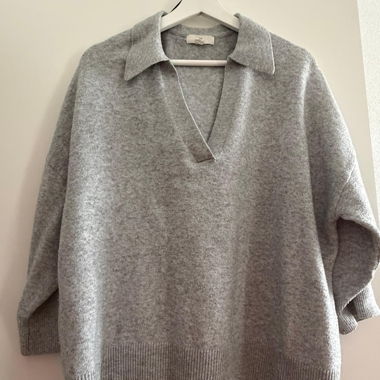 H&M Strickpullover mit Kragen