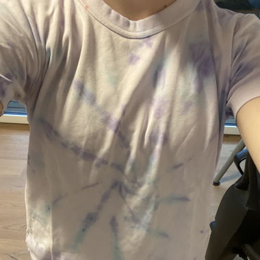 2 selbstgefärbte batik T-Shirts